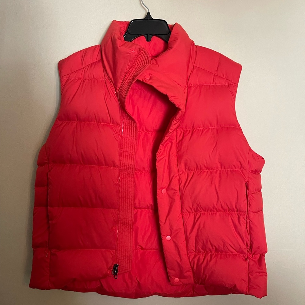 men’s lululemon puffer vest RED